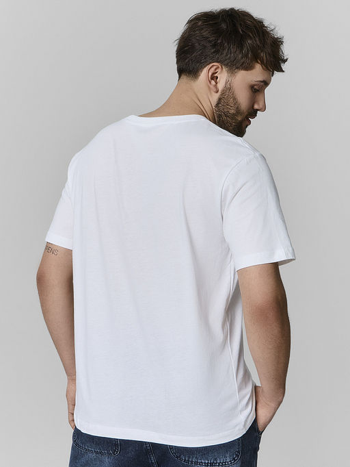 Футболка базовая мужская белая - Mark formelle фото 3