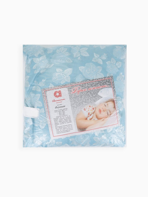 Подушка «АДАМАС. Пухо-перовая», 70×70 см, 30% пух, 70% перо, тик, пэ 100%, МИКС