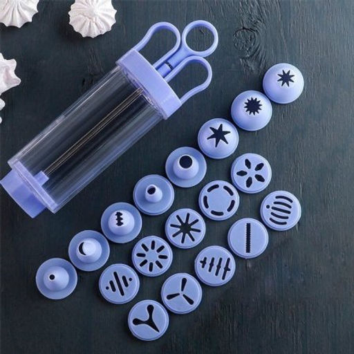 Кондитерский шприц и 8 насадок / DE-72 /уп 72/ - Галеонтрейд фото 2