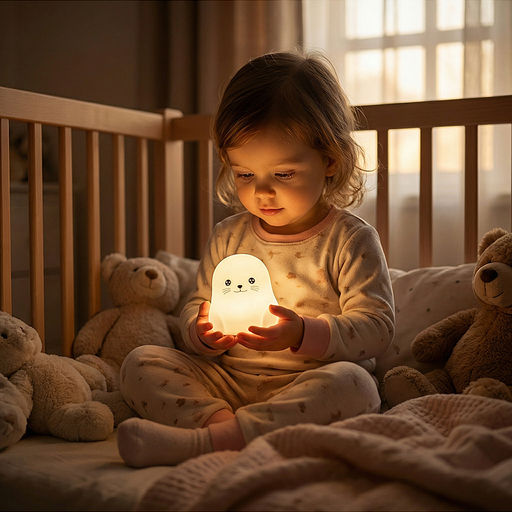 Ночник "Милый морской котик" в коробке