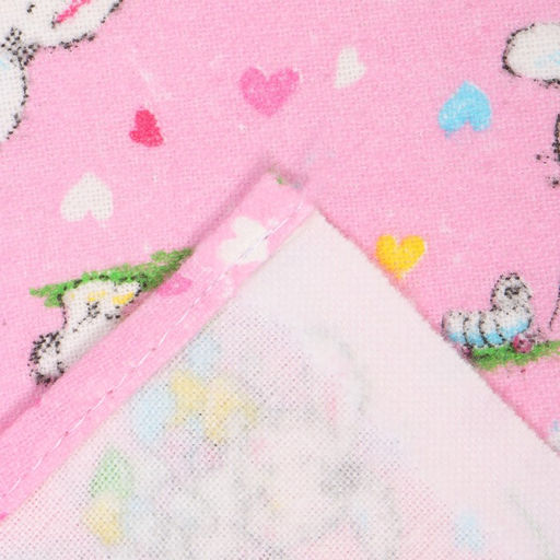 Пеленка Крошка Я Зайчата, 90*120 см, 100 хлопок, фланель  фото 3