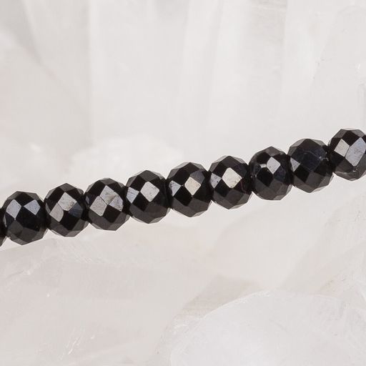 Браслет из Шпинели черной огранка - Радуга самоцветов фото 2