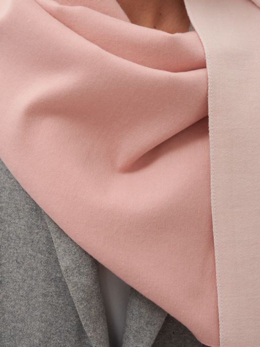 в составе шерсть Большой, мягкий, теплый, двусторонний, двухцветный палантин - Tantino фото 3