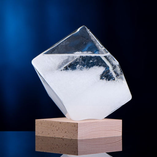 Барометр- штормгласс TAKE IT EASY «Куб», 10×10 см