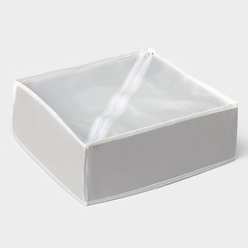 Органайзер для хранения белья LaDо́m, 16 ячеек, 32×32×12 см, серый