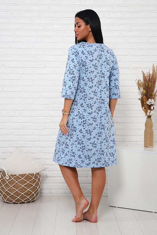 Сорочка теплая, футер с начесом (01035) - Плиона фото 53