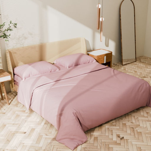 Постельное бельё Этель Евро Pink rose 200х215, 215х240, 50х70+3-2 шт, мако-сатин, 114г/м2  фото 11