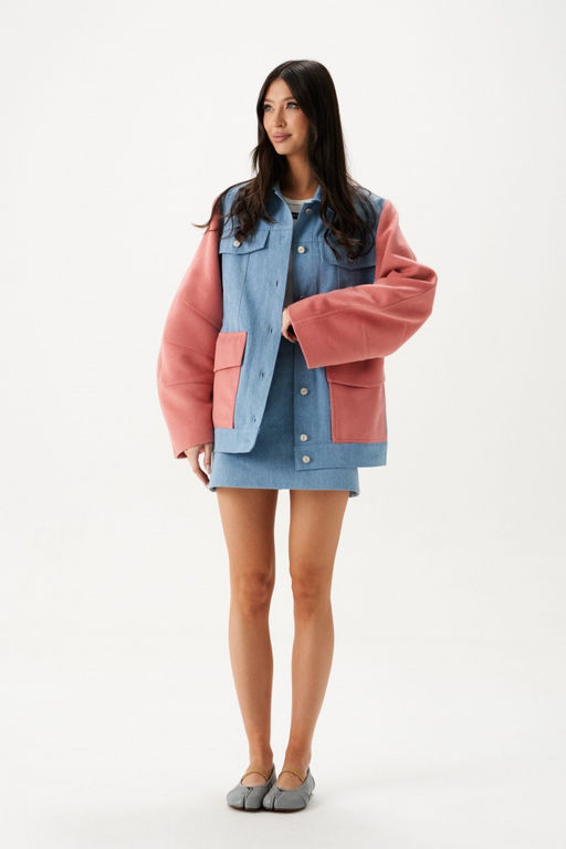 Жакет Annete А5442 из джинсовой ткани деним  фото 10