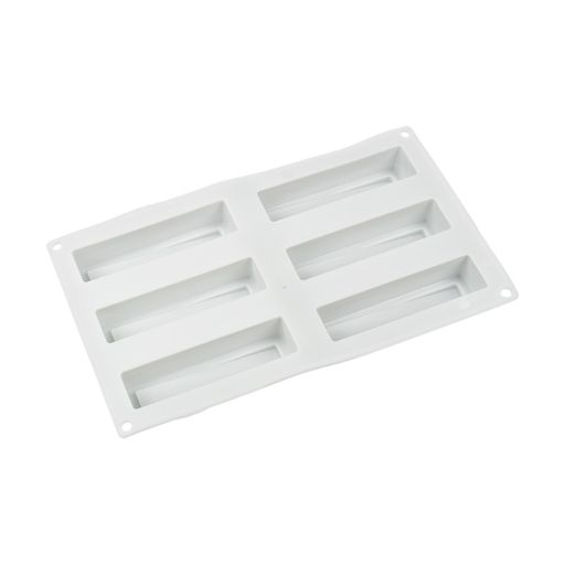 Форма силиконовая S-CHIEF для пирожных SPC-0310 30 x 17.5 x 2.8 см СК/Распродажа лодочки- 6 ячеек