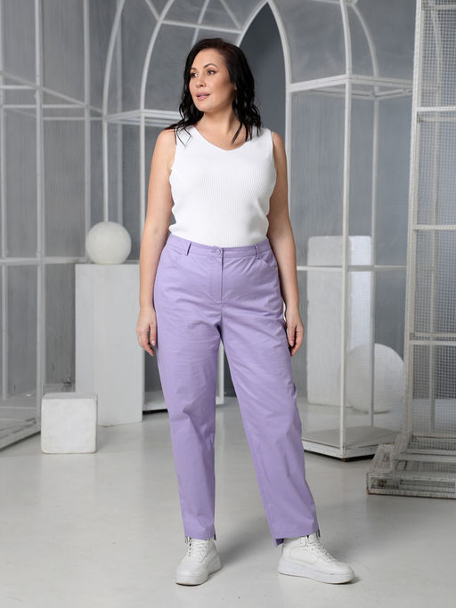 25240 Брюки сиреневый - Dizzyway фото 2