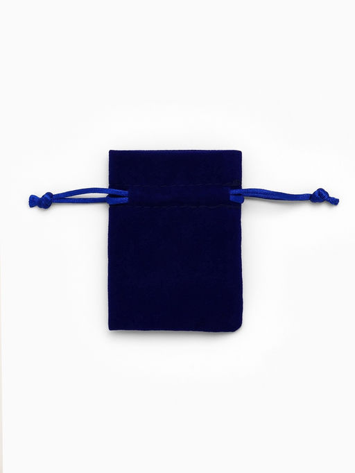 Набор бархатных подарочных мешочков 50 шт. «Классика», 6×8 см, синий