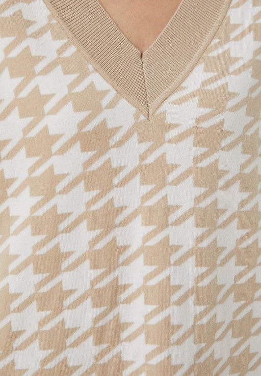 Жилет с орнаментом гусиные лапки - Incity фото 24