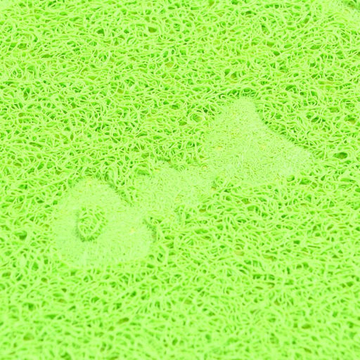 Коврик 2-в-1 под миску/туалет для животных два круга, 47 х 26 см, зелёный - Пижон фото 4