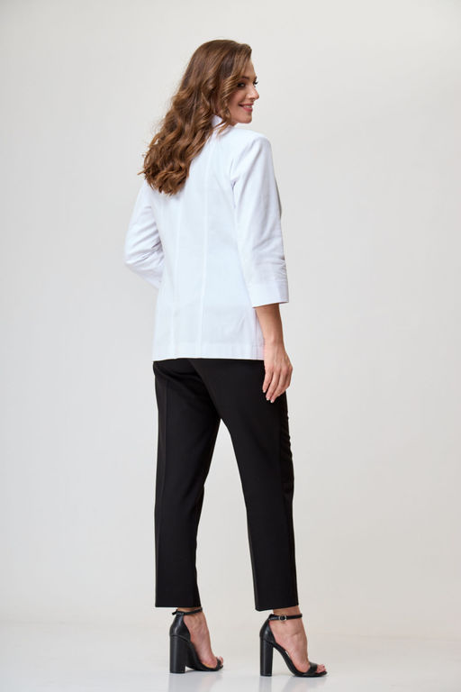 Жакет БелЭльСтиль 203 белый джинс фото 2