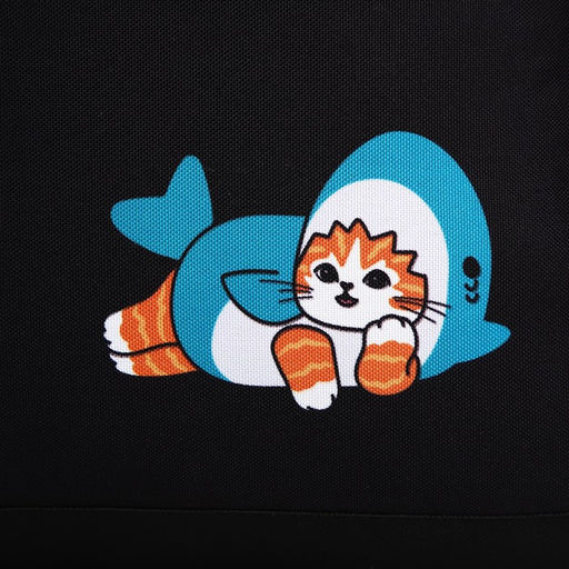 Рюкзак текстильный Котик в костюме, 38х14х27 см, цвет чёрный - Nazamok фото 4