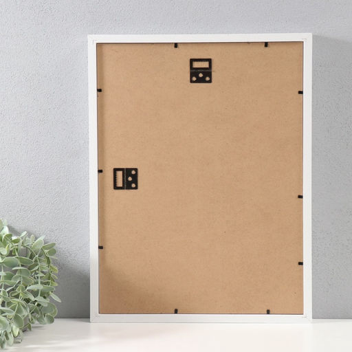 Фоторамка для фото 30×40 см Valerie, МДФ, с паспарту 21×30 см, белый, (пластиковый экран)