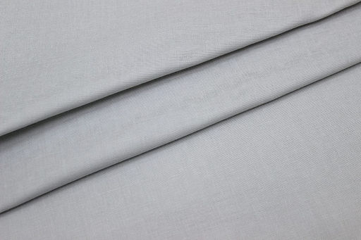Муслин Премиум двухслойный гладкий цв.Светло-серый, ш.2.5м, хлопок-100%, 120гр/м.кв - Купава фото 2