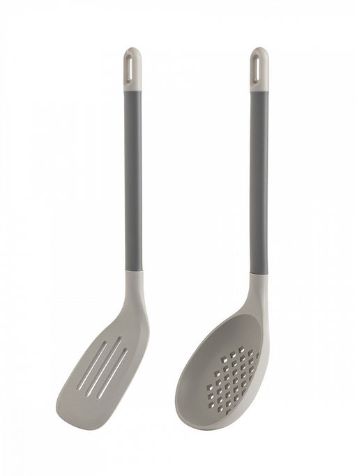Набор кухонных принадлежностей из 2 шт. серый силикон, нейлон, ПП