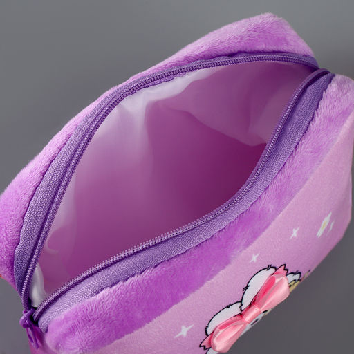 Сумка детская «Зайка с игрушкой», сиреневая