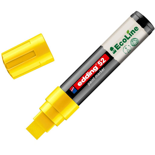 Маркер лаковый E-52 на водной основе, жёлтый, 4-15 мм