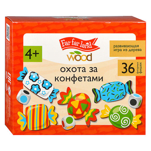 Игра развивающая деревянная "Охота за конфетами" Far far land Wood