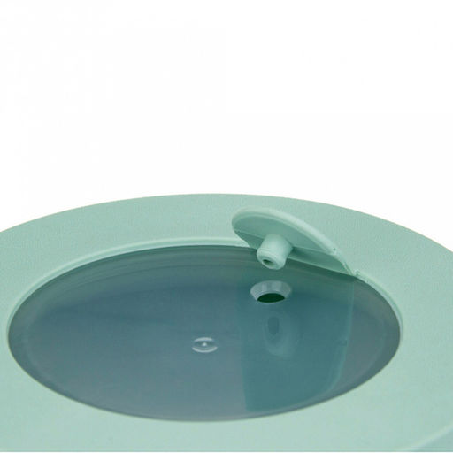 Миска пластмассовая "Нео" 0,6л, д12см, h8,2см, герметичная крышка, с клапаном, фисташковый, подходит для СВЧ (Россия)