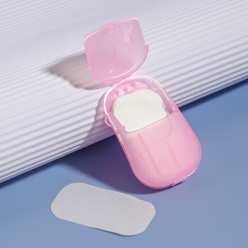 Цена за 6 шт. Мыло листовое, в пластинах, 18 ( 2) шт, в футляре, цвет розовый - Onlitop фото 7