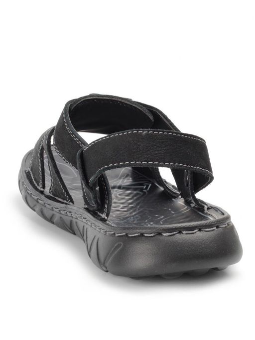 P2302-66 BLACK Сандалии мужские - No name фото 6