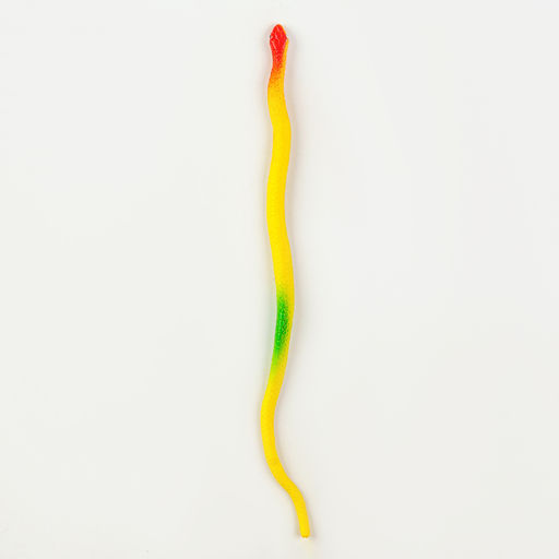 Цена за 15 шт. Резиновая игрушка «Змея. Ужик», 18 см, цвета МИКС