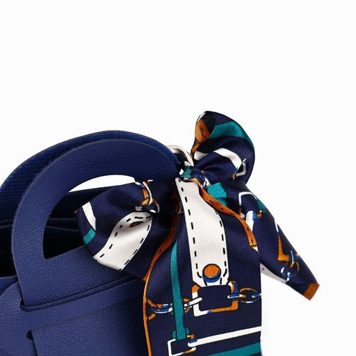 Цена за 2 шт. Сумочка подарочная «Синяя», 12 х 13 х 5.5 см