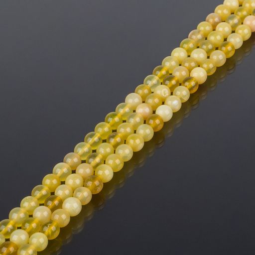 Бусины для рукоделия из Опала желтого