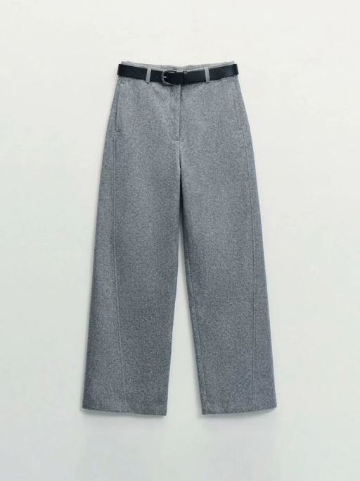 Прямые брюки с ремнем / Zarina