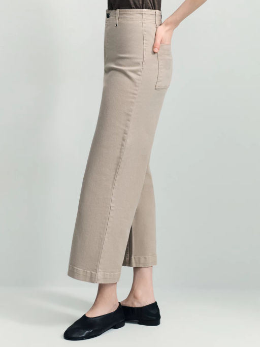 Джинсы укороченные с высокой посадкой ZR2604092322-66 / Zarina