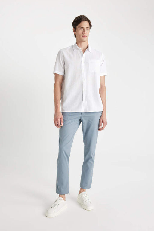 Брюки-чиносы из твила из парусины - Defacto фото 2