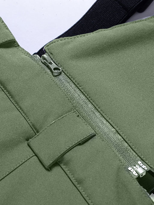 Горнолыжный костюм Valianly детский для мальчика цвета хаки 9201Kh  фото 11