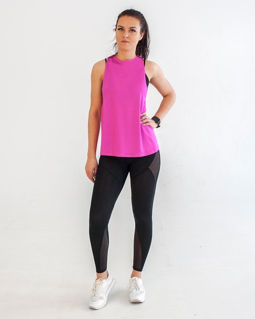 Спортивная майка Cross розовая