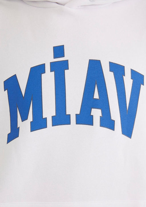 Miav Bask?l? Kapusonlu Sweatshirt - Mavi фото 8