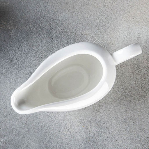 Цена за 6 шт. Соусник Wilmax, 100 мл, 13×6×5 см, фарфор, белый