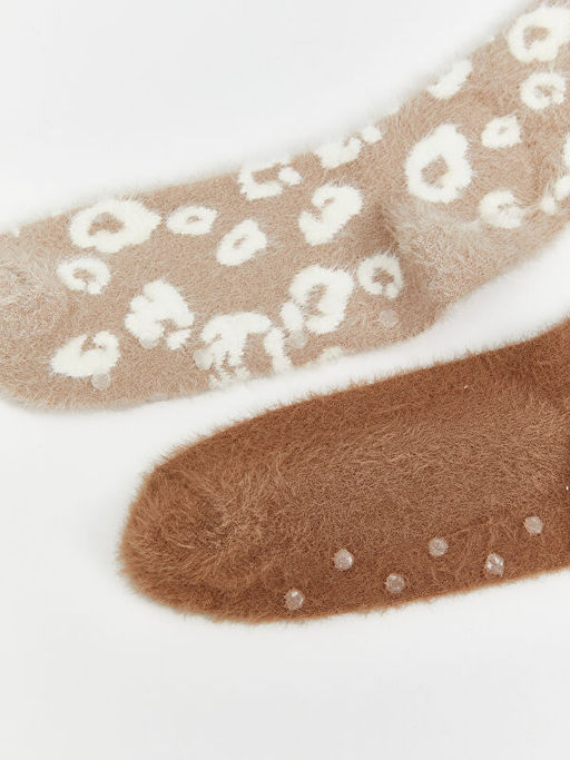 Desenli Kad?n Ev ?orab? 2li