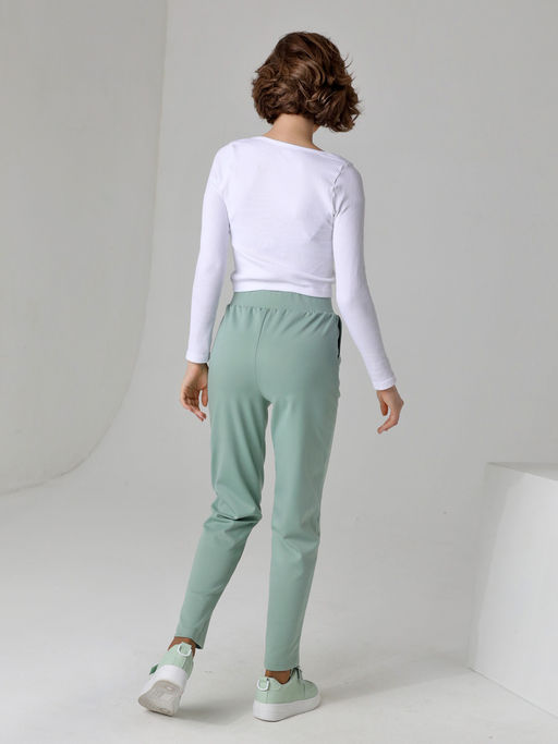 23242 Брюки св.зеленый - Dizzyway фото 3