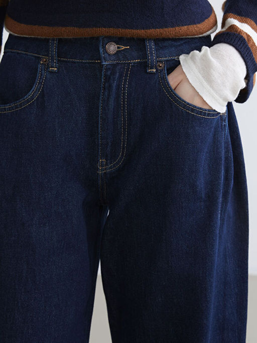 Wideleg Kad?n Jean Pantolon