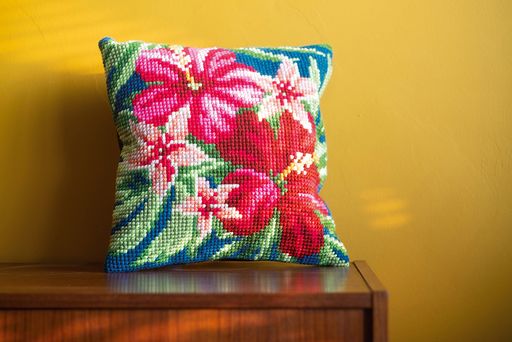 Набор для вышивания VERVACO PN-0179963 Цветы 40 х 40 см