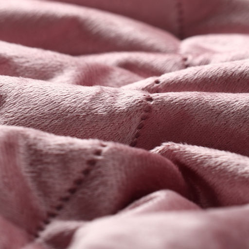 Покрывало Этель 1.5 сп 120×200±5 см, розовый, велюр, 100% п/э