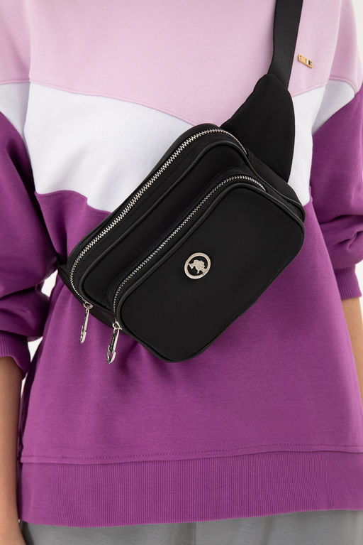 Женская черная поясная сумка Неожиданная скидка в корзине - U.s. polo assn фото 2