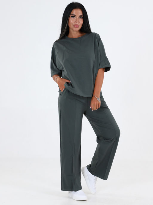 СК-2306 ЖЕНСКИЙ СПОРТИВНЫЙ КОСТЮМ (Болотный) - А-дина фото 2