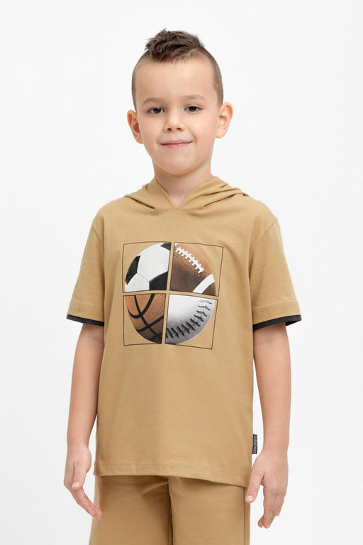 К 302305/светло-коричневый фуфайка для мал