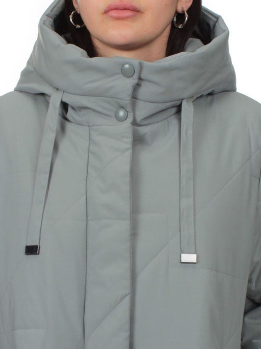 1132 GRAY Пальто зимнее облегченное женское (холлофайбер 150 гр.)