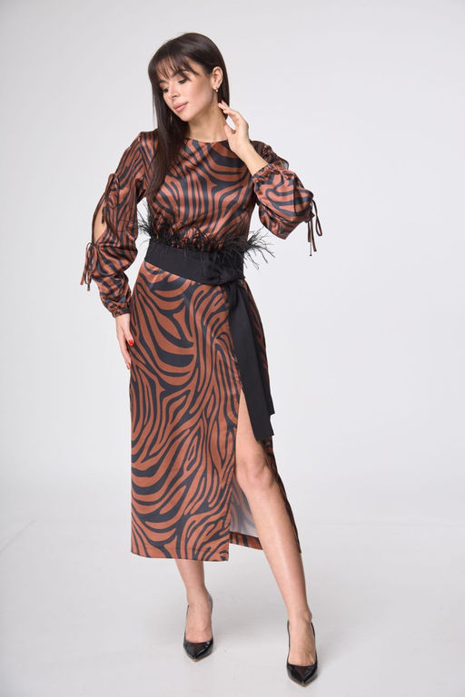 Платье ANELLI 1212 терракот