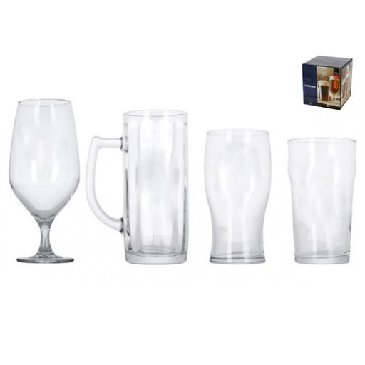 Набор стаканов ВРЕМЯ ДЕГУСТАЦИЙ КРАФТ БИР без декора 4шт арт.P9587 /Люминарк/ - Luminarc фото 2