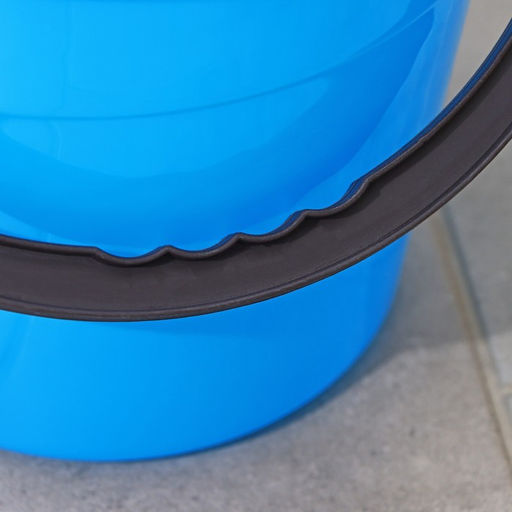 Ведро хозяйственное, 5 л, d=22 см, h=19.5 см, пластик, голубое